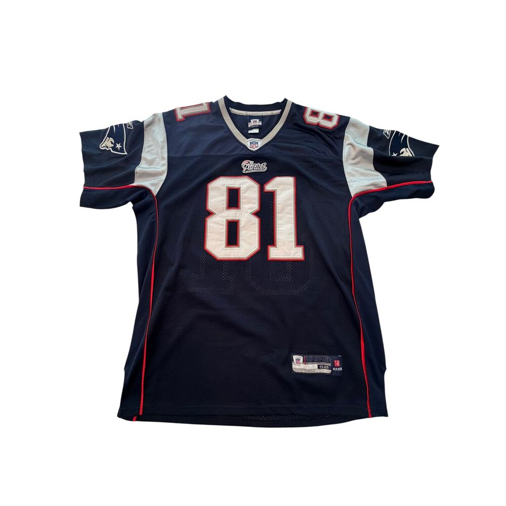 Randy Moss New England Patriots Authentic Jersey Reebok #81 Size 52 NFL